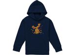 Guardiani Della Galassia - Felpa Con Cappuccio Per Bambini, Pullover TV24049 (128) (Navy)