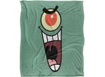 Spongebob Squarepants - Coperta Per Il Viso, Setosa, Supermorbida TV24077 (Taglia Unica) (A Colori)