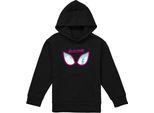Spider-Man - Maglia Con Cappuccio Per Bambini, Pullover TV24118 (152-158) (Nero)