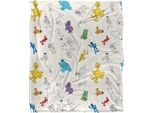 Sesame Street - Coperta Con Collage Di Personaggi, Setosa E Morbida TV24279 (Taglia Unica) (Multicolore)
