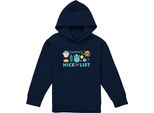 Disney Pixar - Maglia Con Cappuccio "Santa's Nice List"" Per Bambini, Disegno Natalizio TV24190 (152-158) (Marina)"