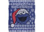 Sesame Street - Coperta Di Natale, Setosa E Morbida TV24283 (Taglia Unica) (Blu)