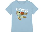 Alla Ricerca Di Nemo - Maglietta "Catch A Wave"" Per Bambino, Cotone TV24347 (128) (Azzurro)"
