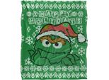 Sesame Street - Coperta, Setosa, Supermorbida TV24270 (Taglia Unica) (Verde)