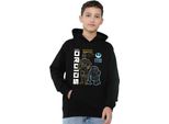Star Wars - Felpa Con Cappuccio "Rebel Droids"" Per Bambini TV24451 (116) (Navy)"