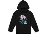 Star Wars - Felpa Con Cappuccio Per Bambini TV24452 (152-158) (Nero)