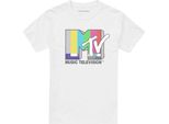 Mtv - T-Shirt Uomo/Donna Unisex TV24669 (Xxl) (Bianco)