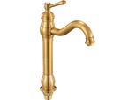Vevor Miscelatore Monocomando Per Lavabo Con Scarico A Pulsante, Miscelatore Per Lavabo Rubinetti Da Cucina Rubinetto Per Lavabo, Miscelatore Monocomando Per Lavabo Bagno Camper Corpo In Ottone