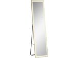 Specchio Da Parete Fortuna Lai Con Led 2 In 1 Specchio A Figura Intera Cornice In Alluminio Per Camera Da Letto Illuminazione Argento Oro