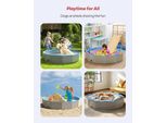 Vasca Per Cani - Piscina Per Cani E Gatti, Piscina Per Cani, Estate 180,34 X 180,34 X 30,48 Cm
