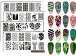 Set Di 4 Piastre Per Nail Art