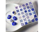 Adesivi Per Unghie 3D Autoadesivi Con Motivo Convesso Mandala Porzellan