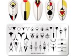 Nailart Stamping Platte Geometrie
