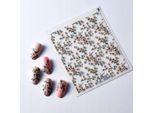 Adesivi Per Unghie 3D Autoadesivi Con Motivo Convesso Rami Fiori