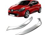 Coprifari In Acciaio Inox Cromato Renault Clio 4 Hb 2012-