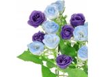 Bouquet Di Fiori Artificiali Rose Rami