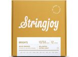 Stringjoy BB1024 Corde Per Chitarra Acustica A 12 Corde Brights 80/20 Bronze 10-50