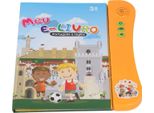 Audiolibro Portoghese-Inglese Per Bambini Bilingue: Alfabeto, Numeri, Animali, Frutta, Verdura - Libro Di Apprendimento Con Suoni E Testi Di Lettura (Arancione)