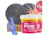 Set Di Pulizia 2X Pink Stuff Paste 850G + Lana D'acciaio 2Kg + 2 Paia Di Guanti Gratis!
