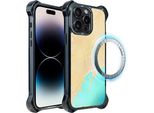 Custodia Per Iphone 14 Pro Max Ibizu Dropguard Ultra Con Magsafe, Mappe Del Mondo, Barcellona
