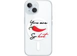Custodia Per Iphone 15 Con Magsafe Silicone Flexi, Chilli Pepper