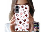 Custodia Per Samsung Galaxy S25 Edge - Zampe Di Cane Su Sfondo Bianco, Cane, Gatto, Orso