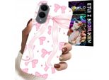 Custodia Per Samsung Galaxy S25 Edge - Custodia Con Nastri Rosa E Disegni Di Moda