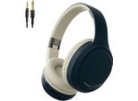 Cuffie Over-Ear, Cuffie Bluetooth, Cuffie A Cancellazione Di Rumore Pieghevoli Bluetooth 5.3 Wireless, Microfono, Per Esterni, Viaggi, Studio