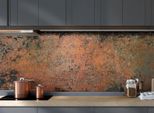 Copperandcraft, Alzatina Da Parete In Rame, Rivestimento Murale In Metallo, Parete Posteriore 60X40 Cm, Pannello Decorativo Per Cucina E Interni