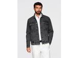 Giacca In Denim Con Lavaggio Nero S