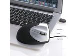 Mouse Verticale A Filo Mouse Da Ufficio Ergonomico Ottico A 3 Tasti Per Pc/Laptop Nero
