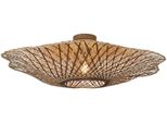 Good & Mojo Deckenleuchte "Maduro", Braun, 1, Ø 87Cm H: 22Cm, Leuchten, Deckenleuchte