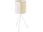Eglo Tischleuchte "Arnhem", Weiß, Ø 24Cm H: 61Cm, 1 Stk., Leuchten, Tischleuchte In Weiß Aus Stahl - Exkl. E27 - 40W, Tischleuchte