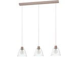 Eglo HäNgeleuchte "Copley", Rosa (RoséGoldfarben), H: 110Cm, 1 Stk., Leuchten, HäNgeleuchte Aus Stahl, Alu - Exkl. E27 - 40W, HäNgeleuchte