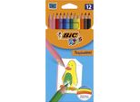Bic Kids 8325666 Matite Colorate Tropicolors Confezione Da 12(T)