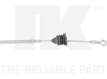 Cavo Freno A Mano Nk 904821 Per Volvo 480 E (482) 460 L (464) 440 K (445) 222Mm
