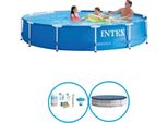 Intex Piscina Telaio In Metallo 366X76 Cm - Pacchetto Piscina