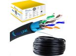 Extralink CAT5E Ftp (F/Utp) Cavo Di Rete Gelificato Per Esterni A Coppie Ritorte 100M