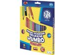 Pastelli A Matita 18 Colori Triangolari Jumbo Astra