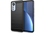 Tech-Protect Tpucarbon Xiaomi 12 Lite Nero