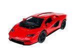 Welly Lamborghini Countach Lpi 800-4 Rot 1:34-1:39 Die Cast Metall Modell Neu Im Kasten 43818