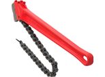 Succebuy Chiave A Catena Per Tubi, 36 Pollici, Chiave A Catena Per Filtri Dell'olio Per Impieghi Gravosi, Capacità Da 4-1/2 A 7-1/2 Pollici, Lunghezza Catena 760 Mm, Strumento Per Tubi Idraulici Da 30 Pollici