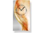 Orologio Da Parete Astratto Albicocca Verticale Di Design Orologio Da Parete Moderno Di Design Silenzioso Senza Ticchettio Dixtime 3D-0014