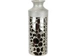 Tischvase I.Ge.A. "Vase Aus Keramik", Beige (Champagner), B:10Cm H:27Cm, Keramik, Vasen, Keramikvase Blumenvase Zylindrisch Blumen Dekovase Deko Hochzeitsdeko