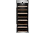 CASO Weinkühlschrank 647 WineSafe 43, Energieeffizienz: G (A-G), schwarz (silberfarben), B:39,5cm H:103,5cm T:67,5cm, Weinkühlschränke