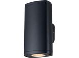 Kanlux Zevi Lampada Da Parete Per Esterni Nera, Moderna IP54, 2Xgu10, 10W