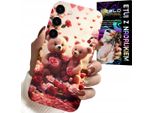 Custodia Per Samsung Galaxy S23 - Orsacchiotti, Ti Amo, Cuori Tanti Design Per La Custodia