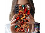 Custodia Per Samsung Galaxy S21 Fe - Lei È Rara, Girasoli, Fiori, Farfalle