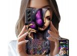 Custodia Per Samsung Galaxy S21 - Anti Social Butterfly Pink Butterfly + Vetro