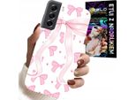 Custodia Per Samsung Galaxy S22 - Custodia Con Nastri Rosa E Disegni Di Moda